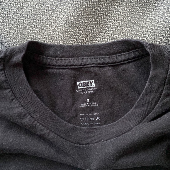 Obey - Black tee with print - Picture 5 of 6